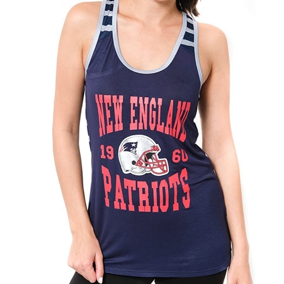 New England Patriots Racerback Tank - Picture 1 of 3